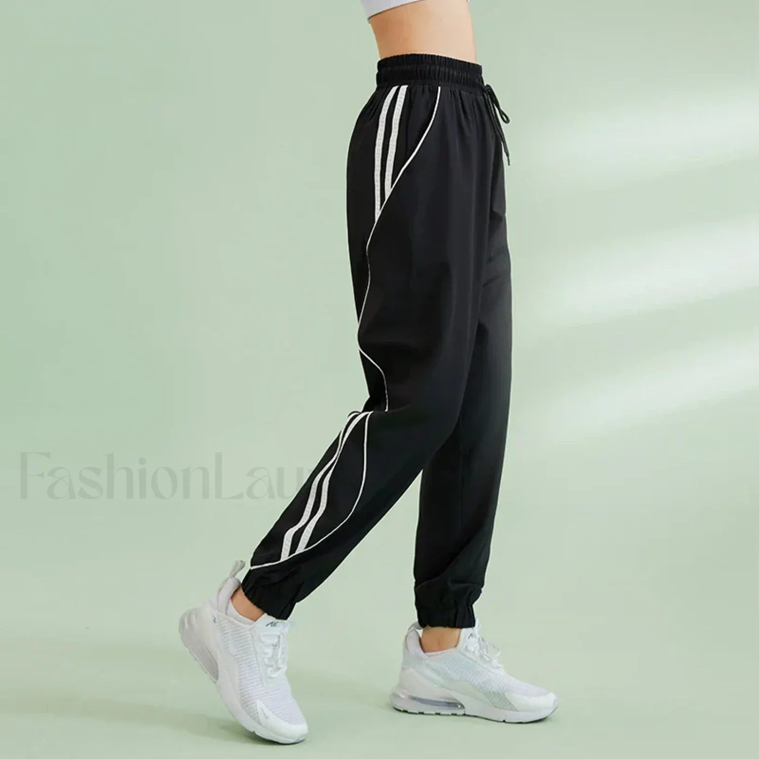 Contrasting Colors Side Pocket Sweatpants