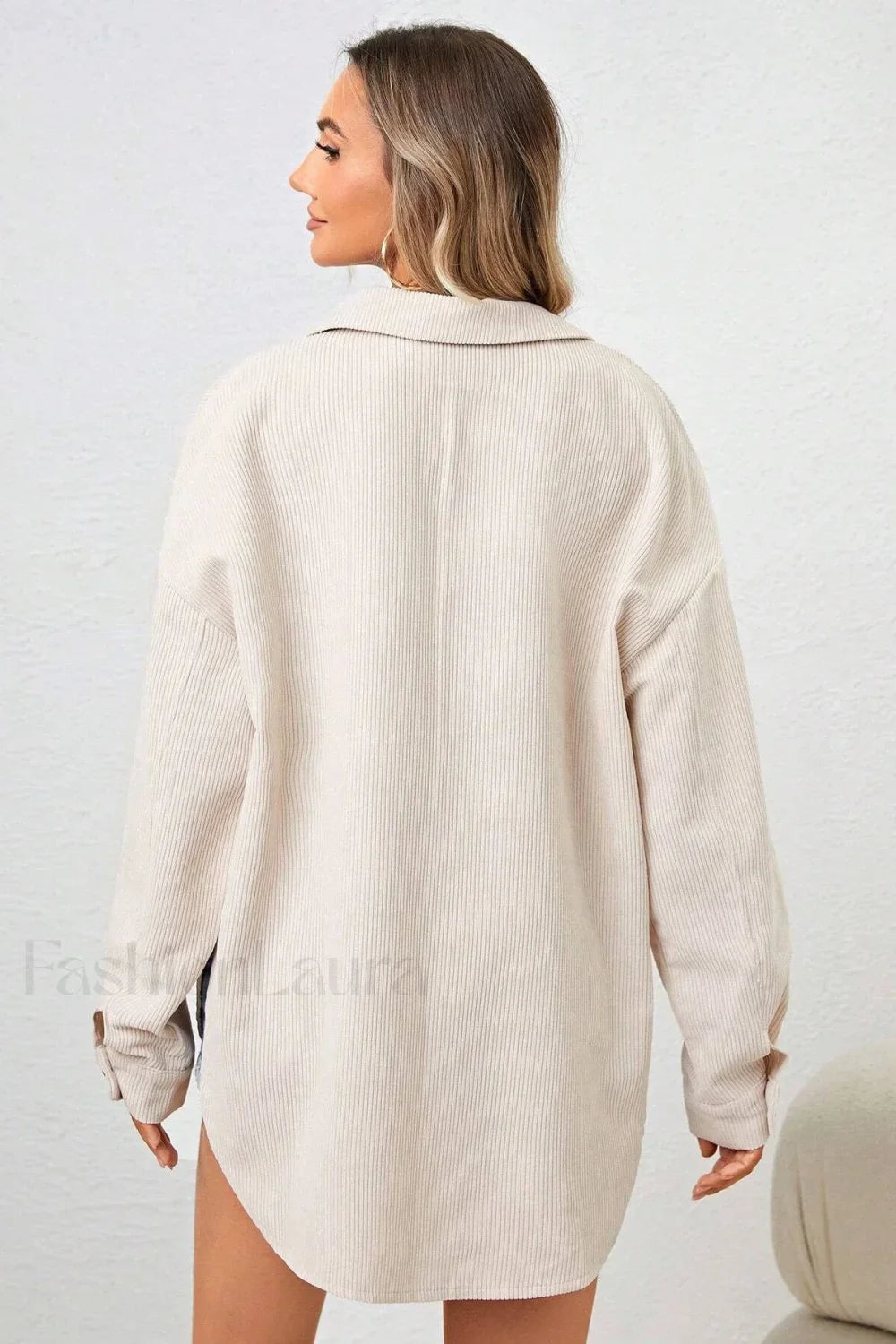 Corduroy Oversized Casual Jacket