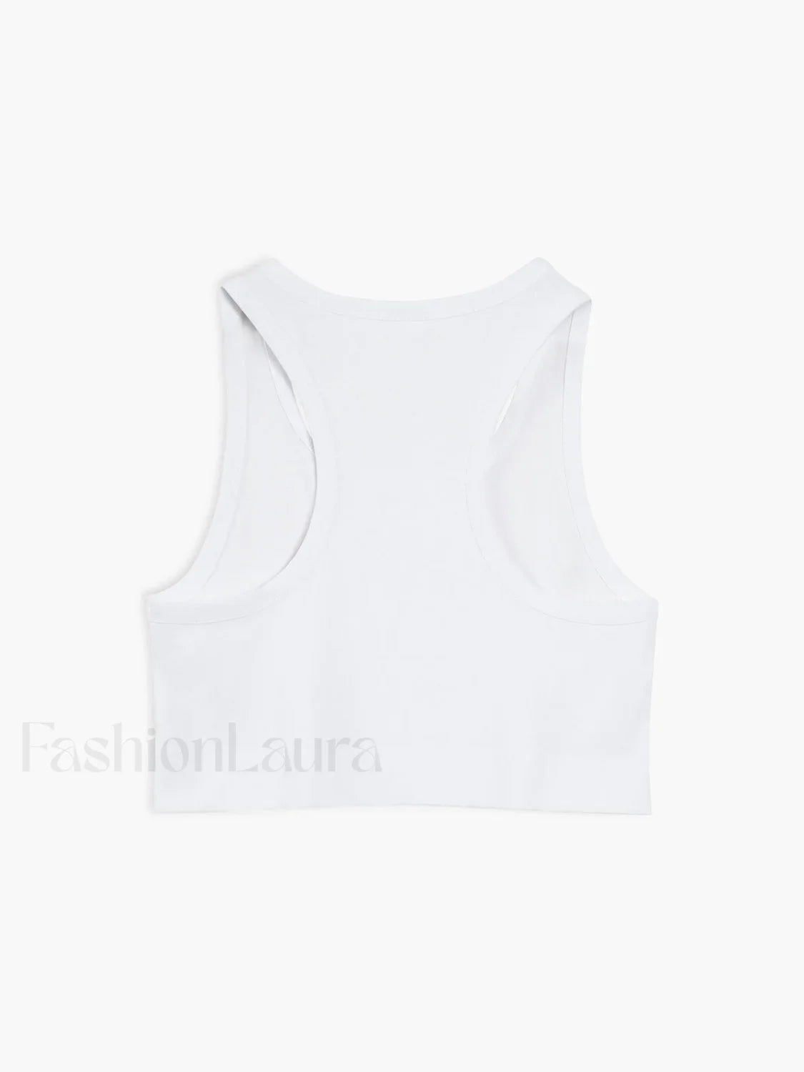 Cotton Blends Graceful Cropped Tank Top