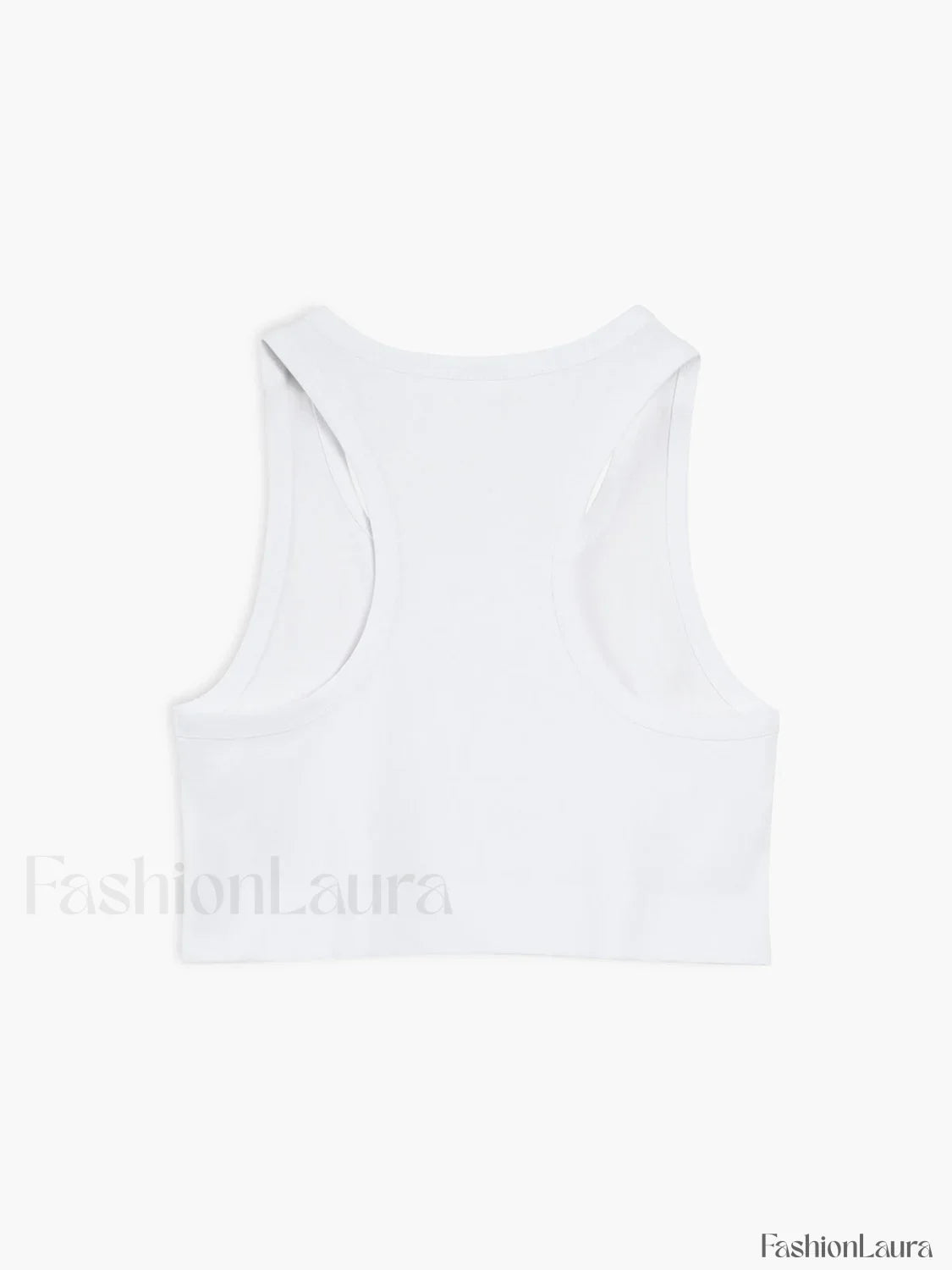 Cotton Blends Graceful Cropped Tank Top