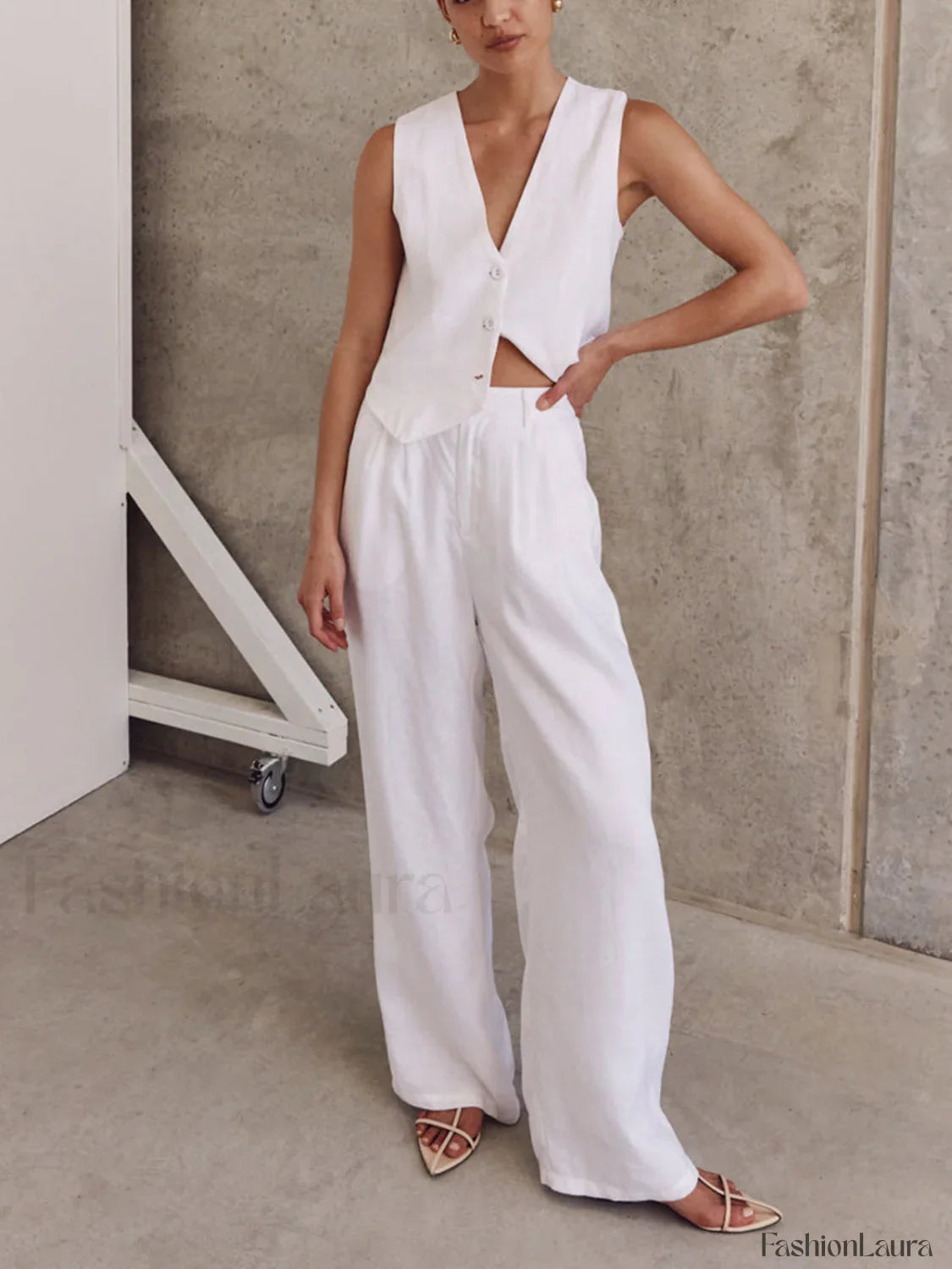 Cotton Casual Pants Set