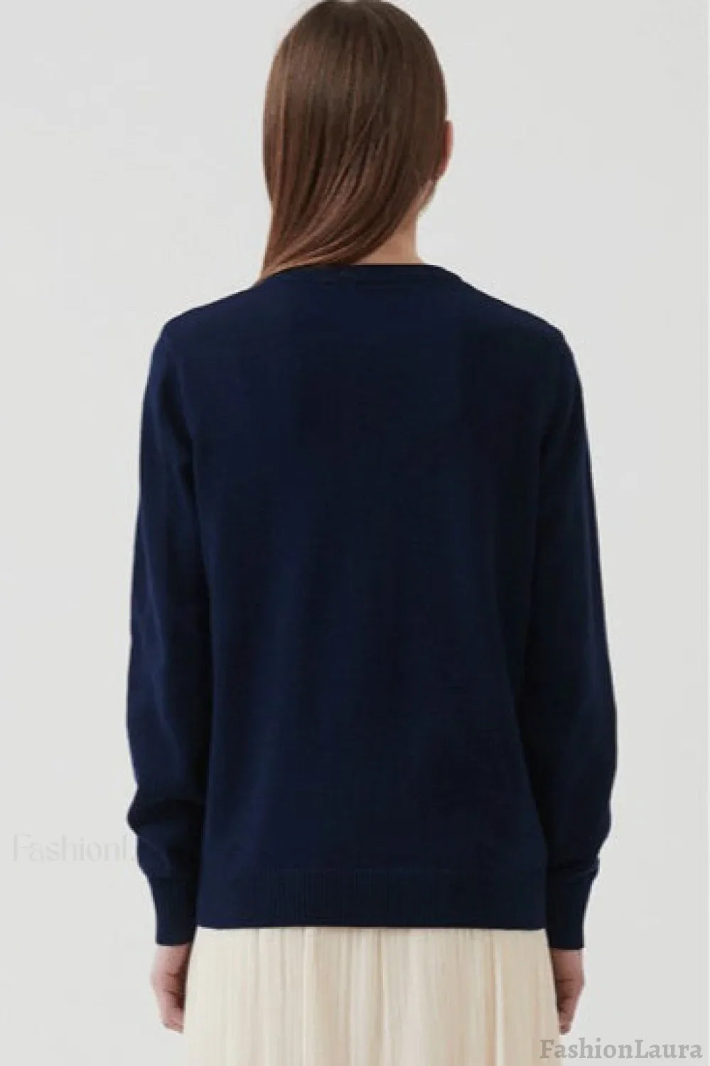 Cotton Round Neck Cardigan