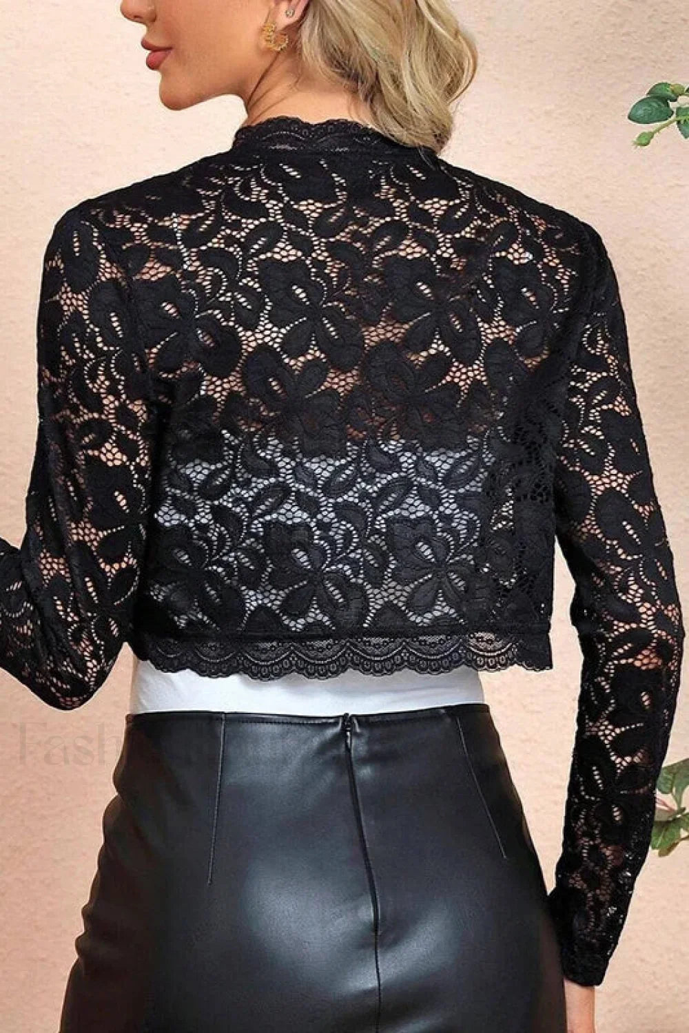 Crochet Lace Shrug Cardigan