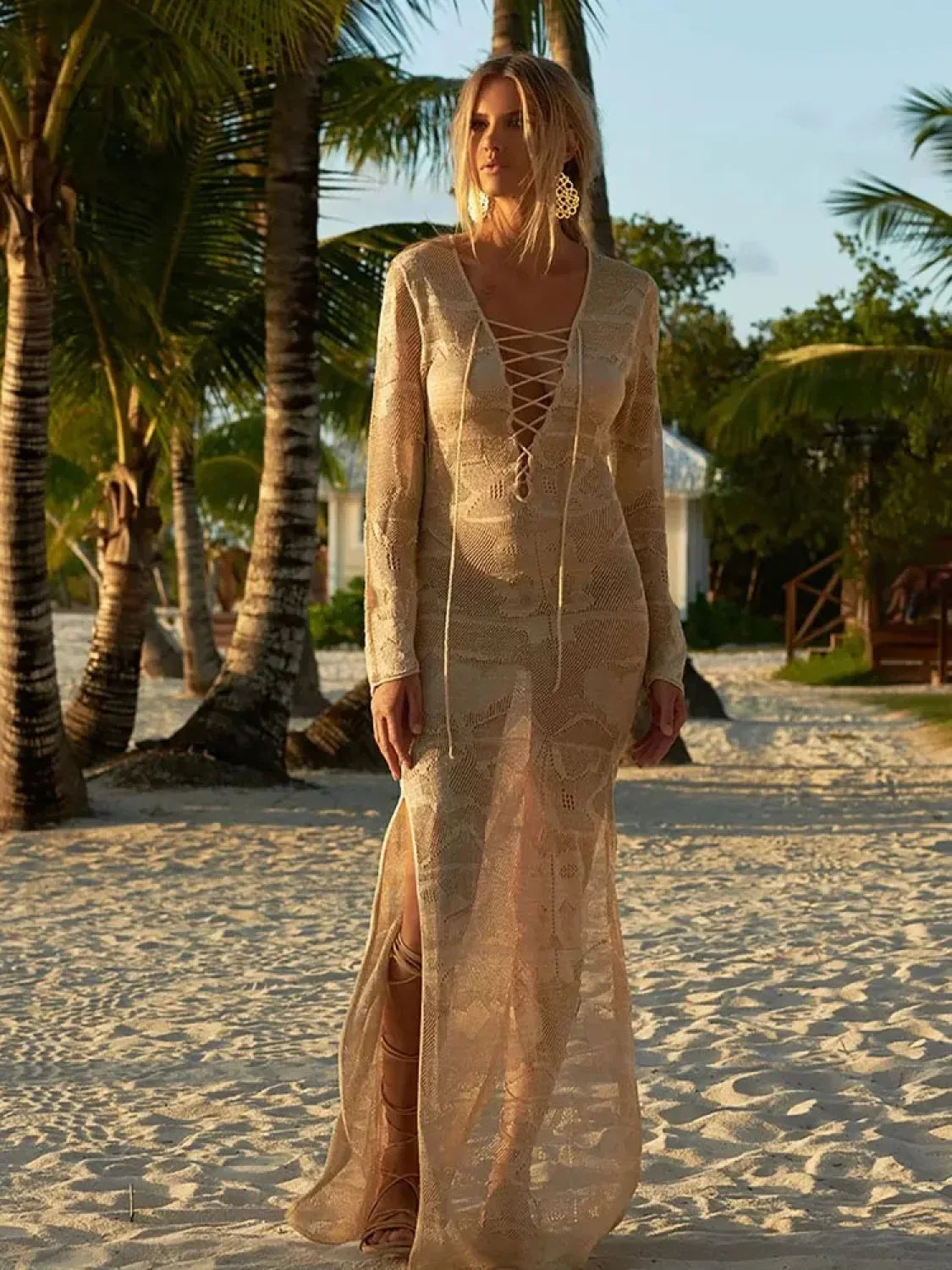 Crochet Rash Guard Cover Up