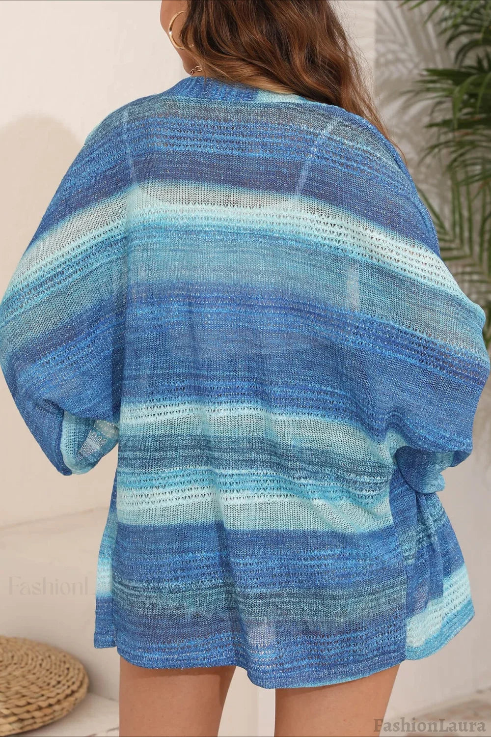 Crochet Tie Dye Relaxed Cardigan