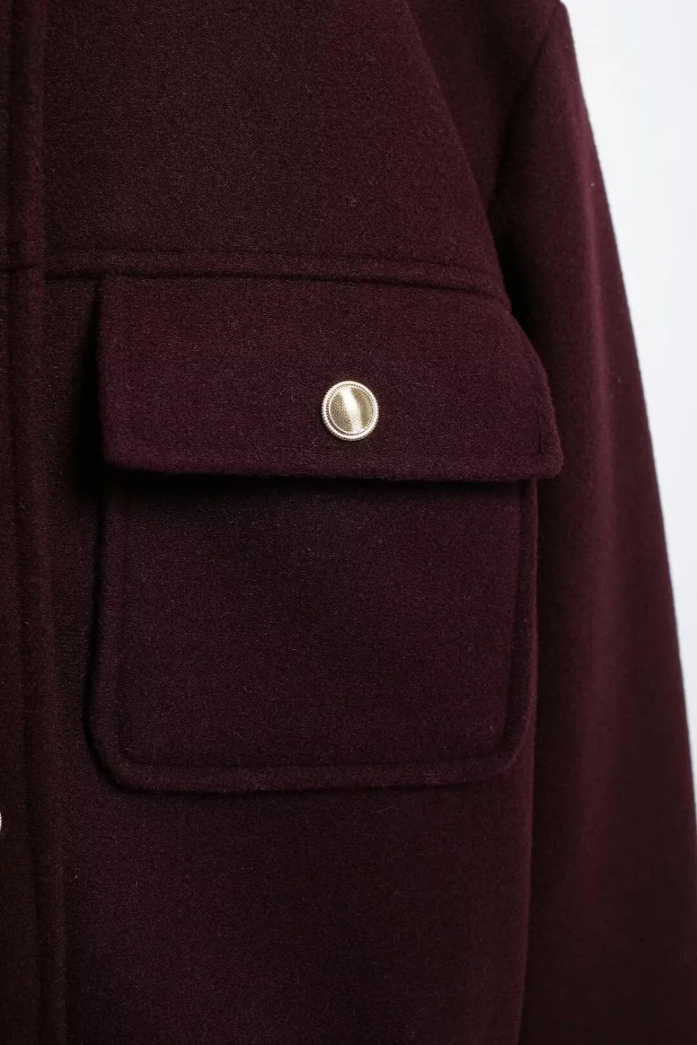 Cropped Retro Buttoned Jacket