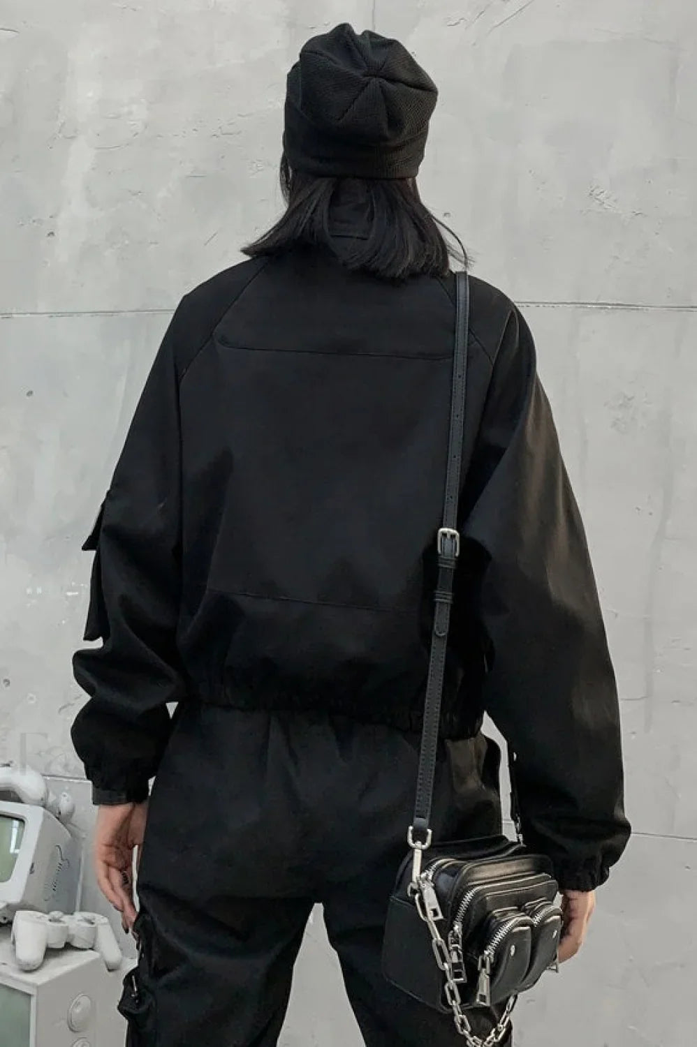 Cropped Street Utility Jacket
