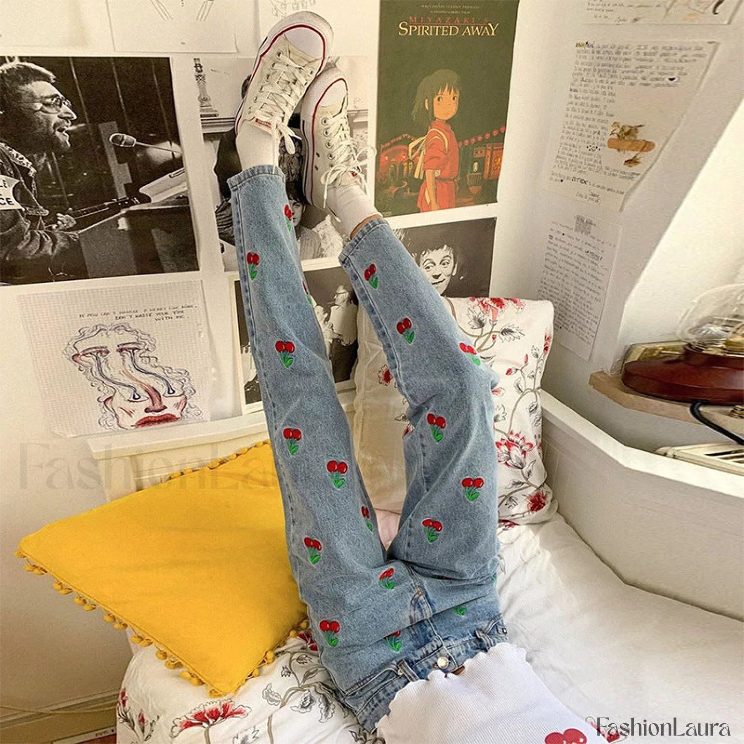 Cute Charming Cherry Jeans