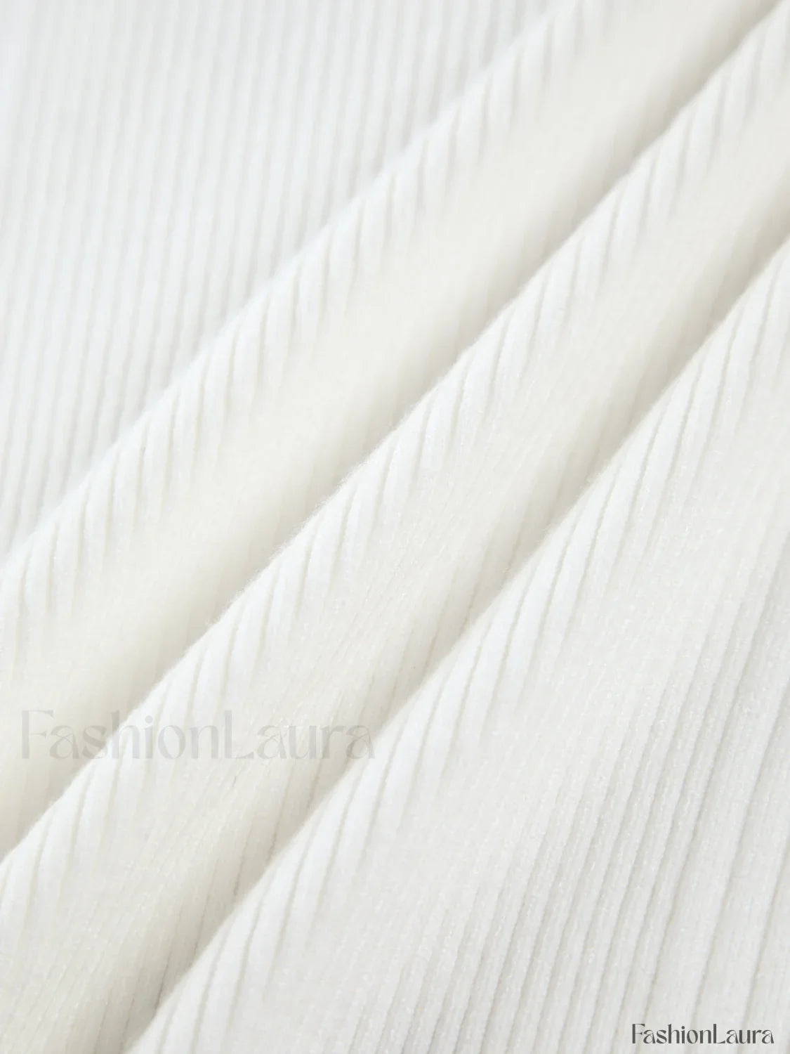 Cutout Split Beads Detail Ribbed Knit Top