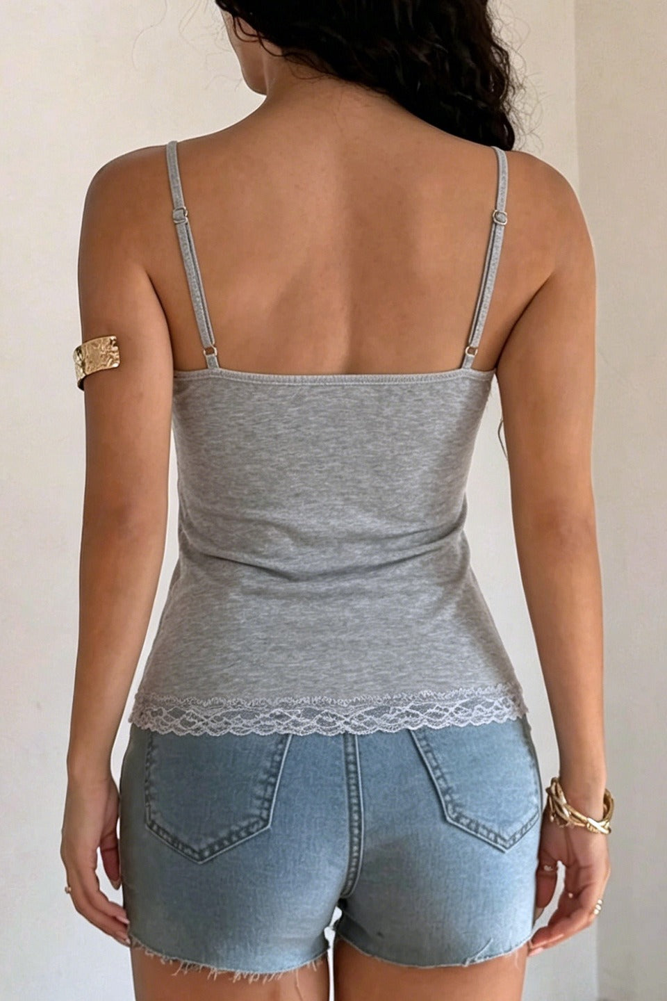 Lace V-Neck Cami Top