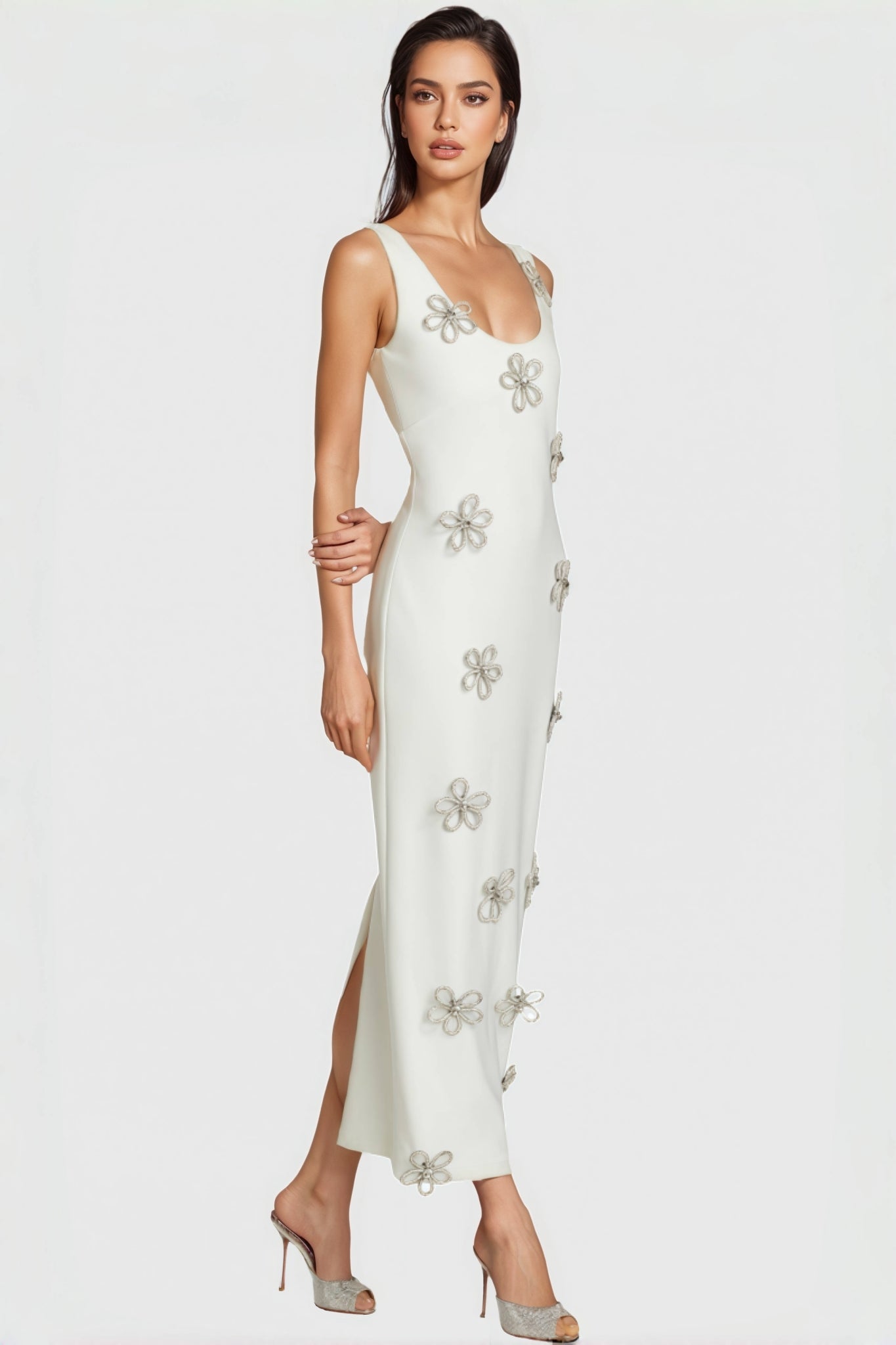 Kimb Floral Diamonds Maxi Dress - View 2