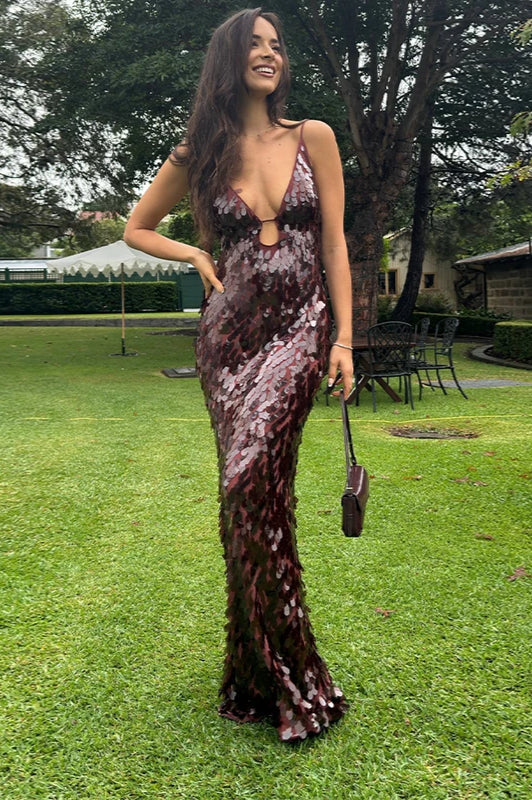 Sexy Sequin Long Maxi Dress 3