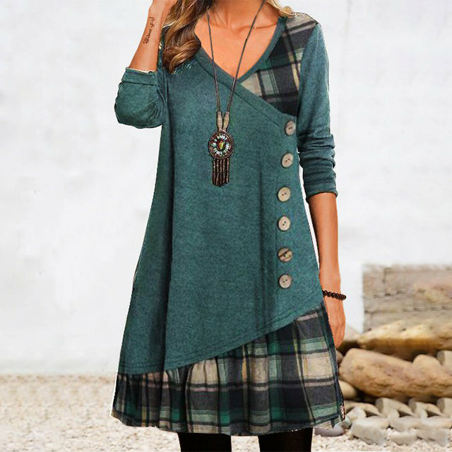 Margarita Statement Irregular Patchwork Dress Occasion Edit