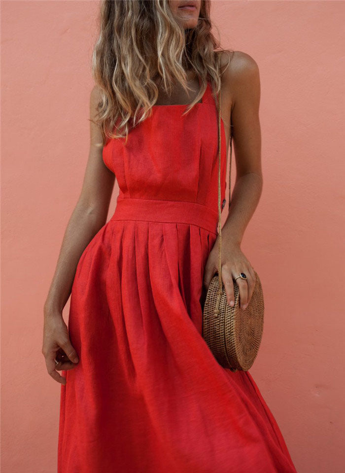 Elevated Melanie Midi Dress Premium Wardrobe Essential