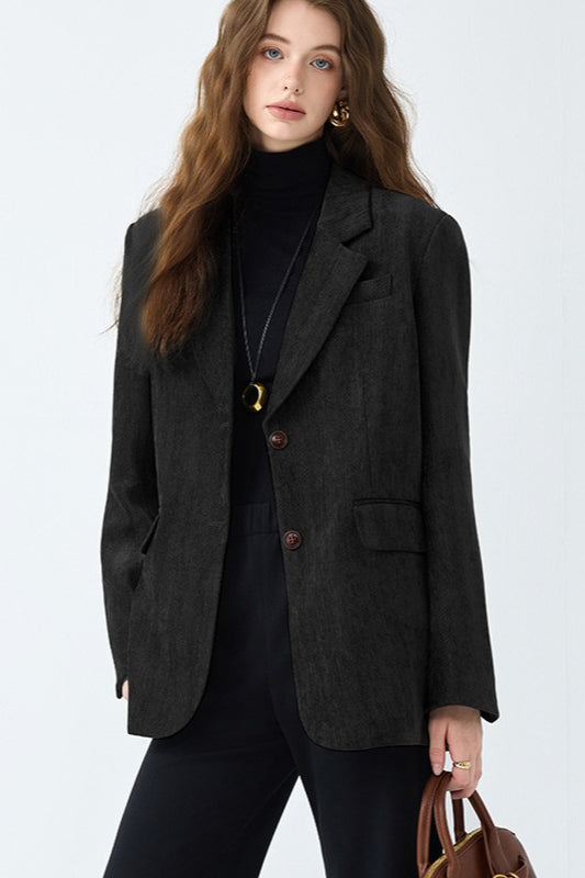 Oversized Retro Tailored Blazer
