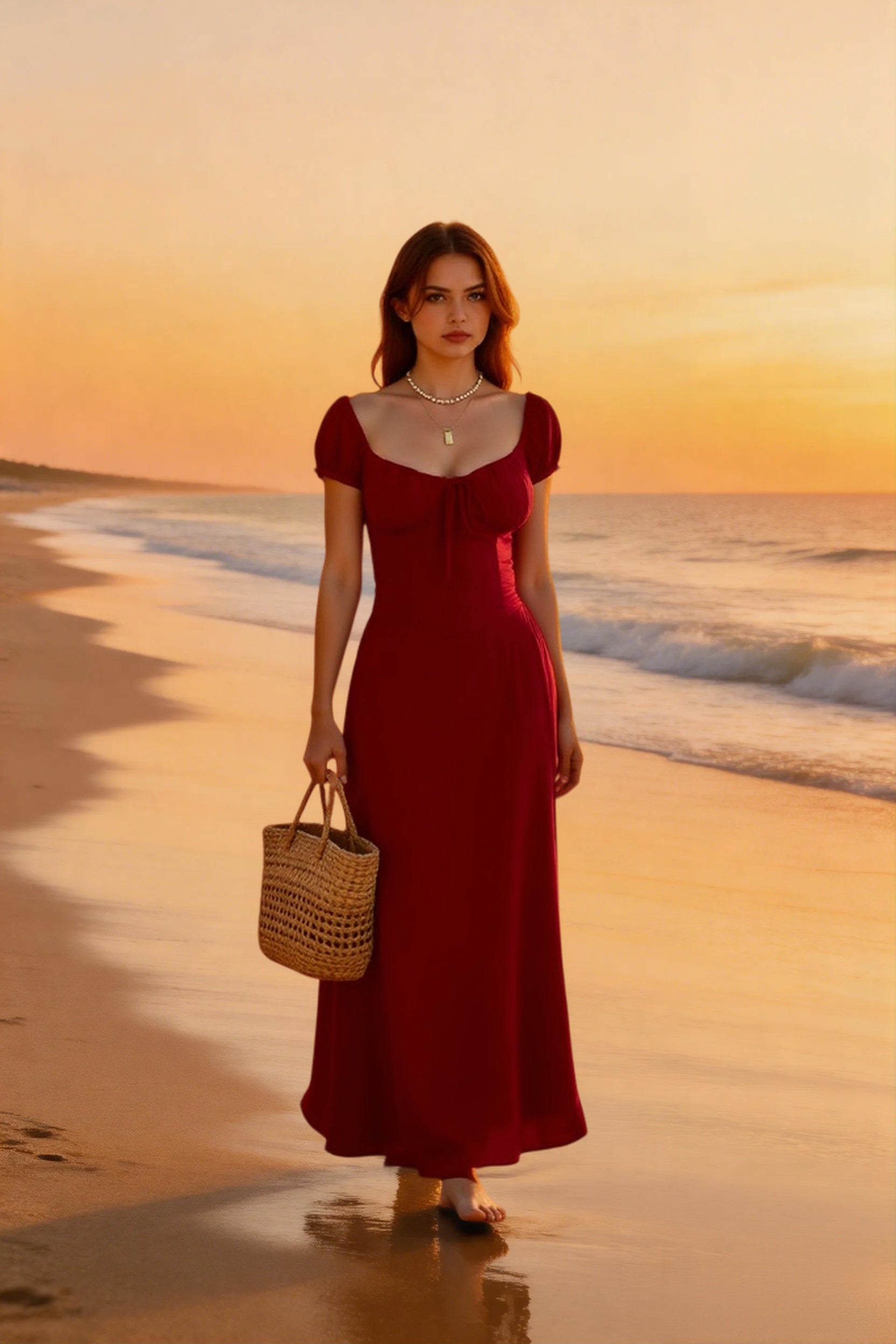 Ruched Maxi Dress