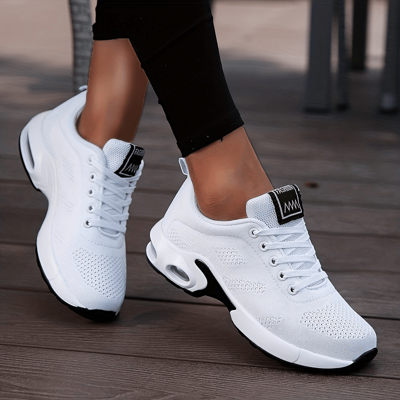 Lace Up Mesh Air Cushion Sneakers