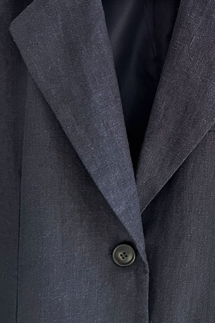 Casual Tencel Linen Suit Blazer
