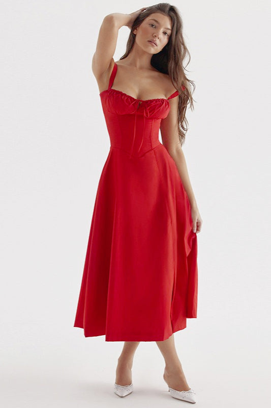 Bustier A-Line Slip Dress