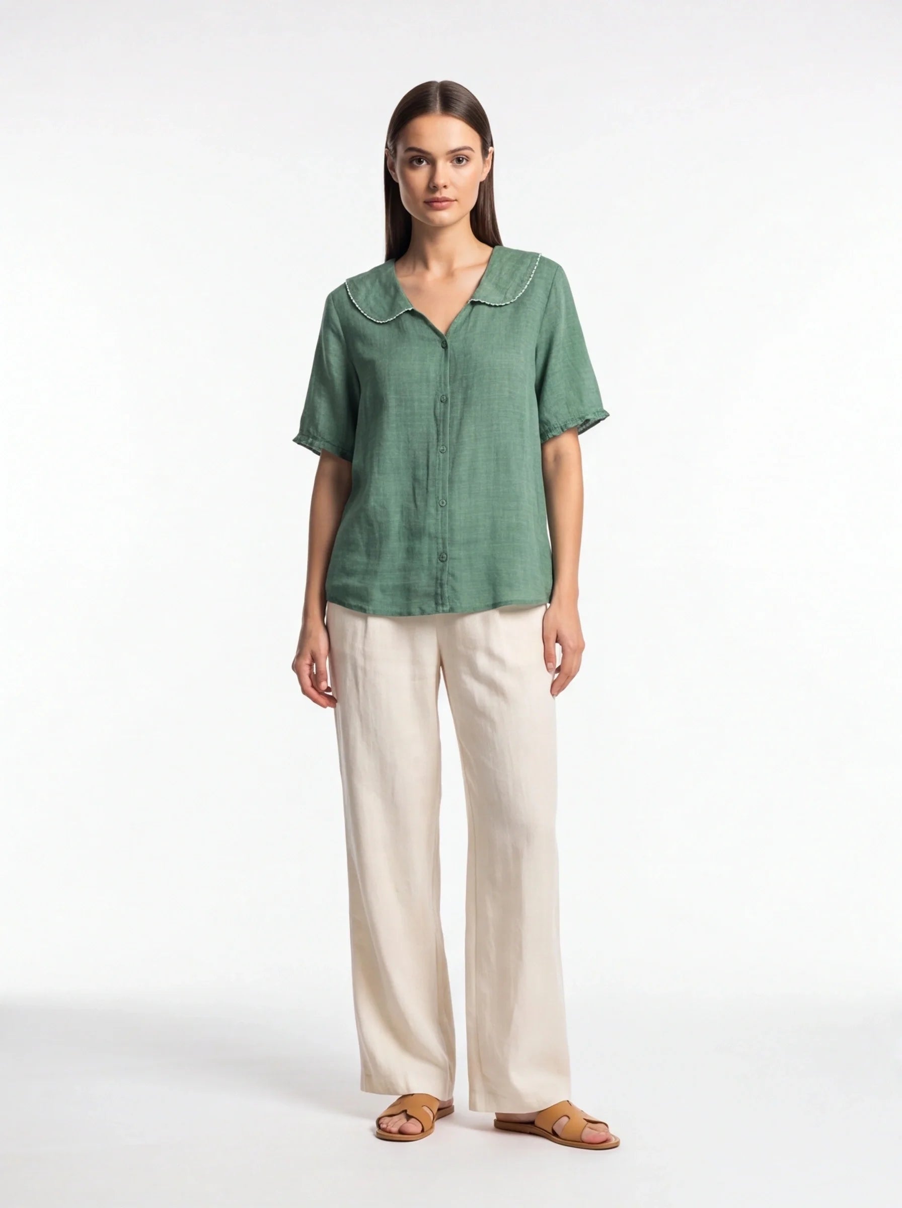 Elegant Airy Summer Blouse with Lightweight Fabric and Breathable Desi