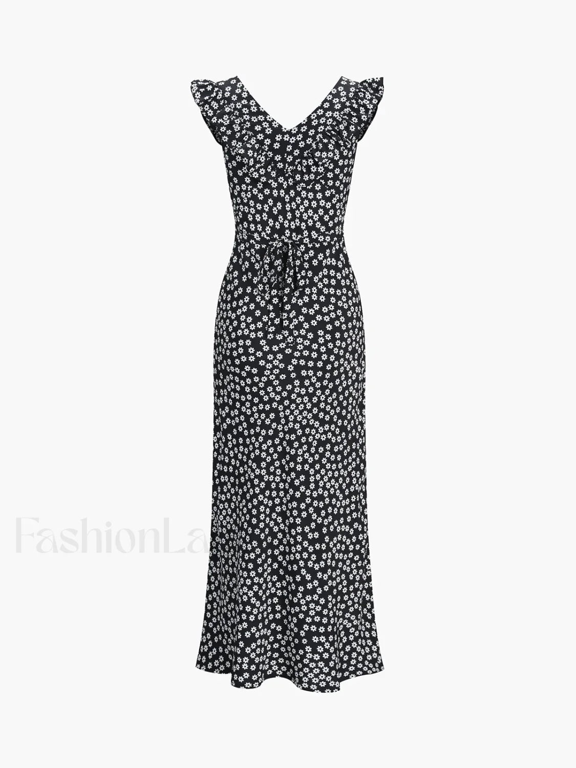 Daisy Floral Graceful Print Long Dress