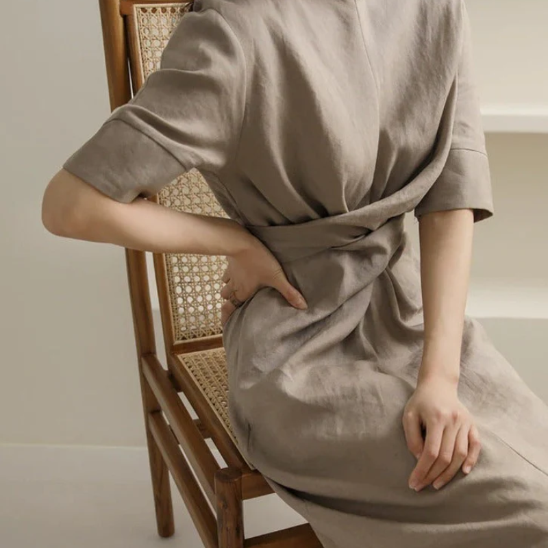 Josefina Timeless Lange Wrap Dress Midi Evening Wear Edit