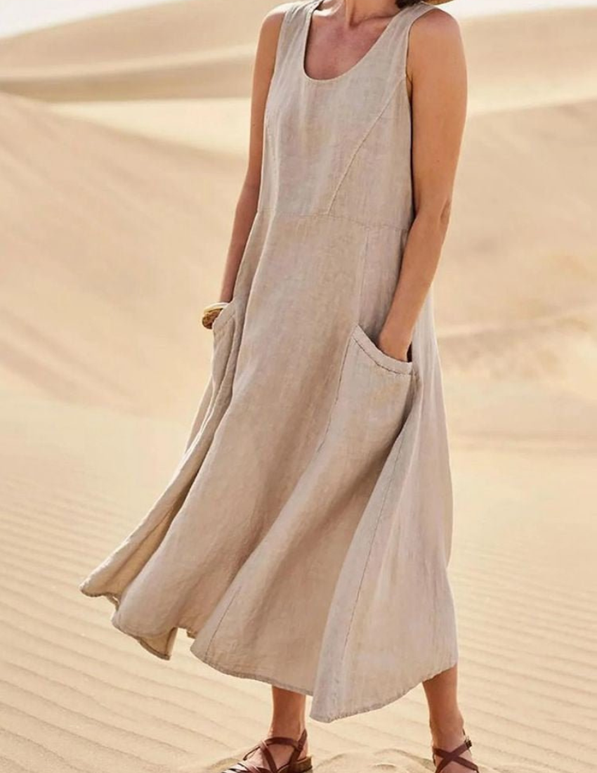 Chic Isabel Women's Airy Summer Midi Dress Statement Occasion Edit