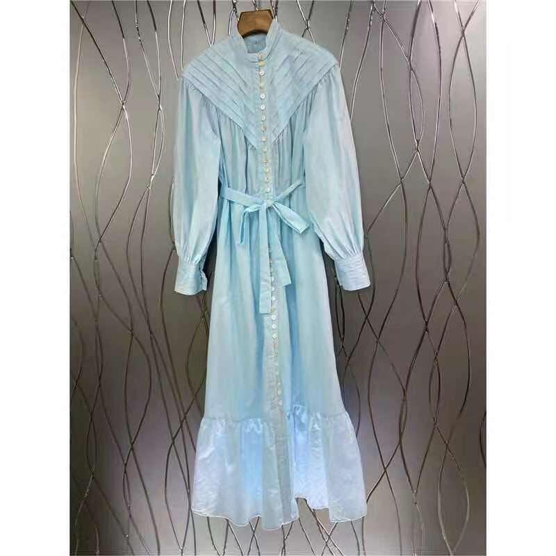 Daria Bishop Sleeves Maxi Dress