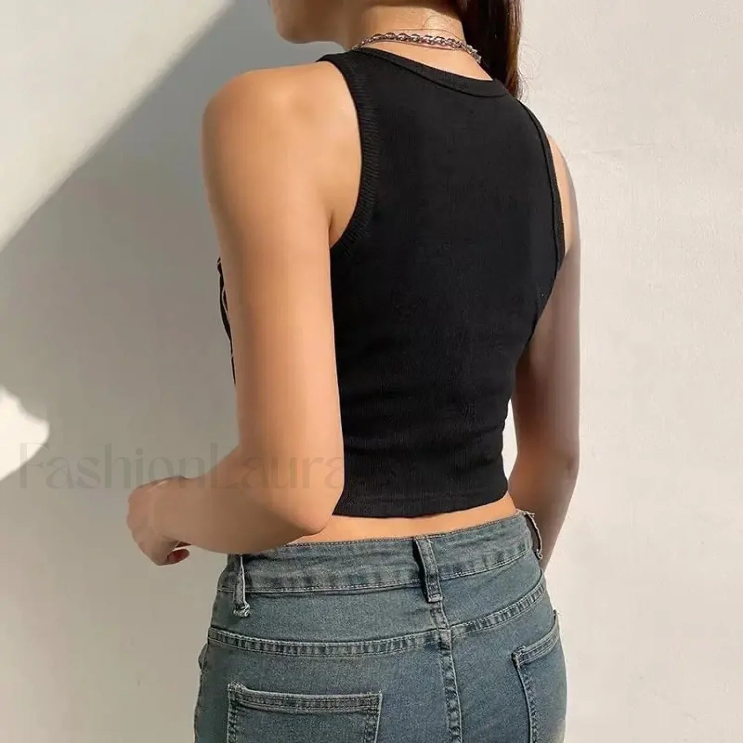 Dark Graphic Crop Grunge Gothic Spider Web Top