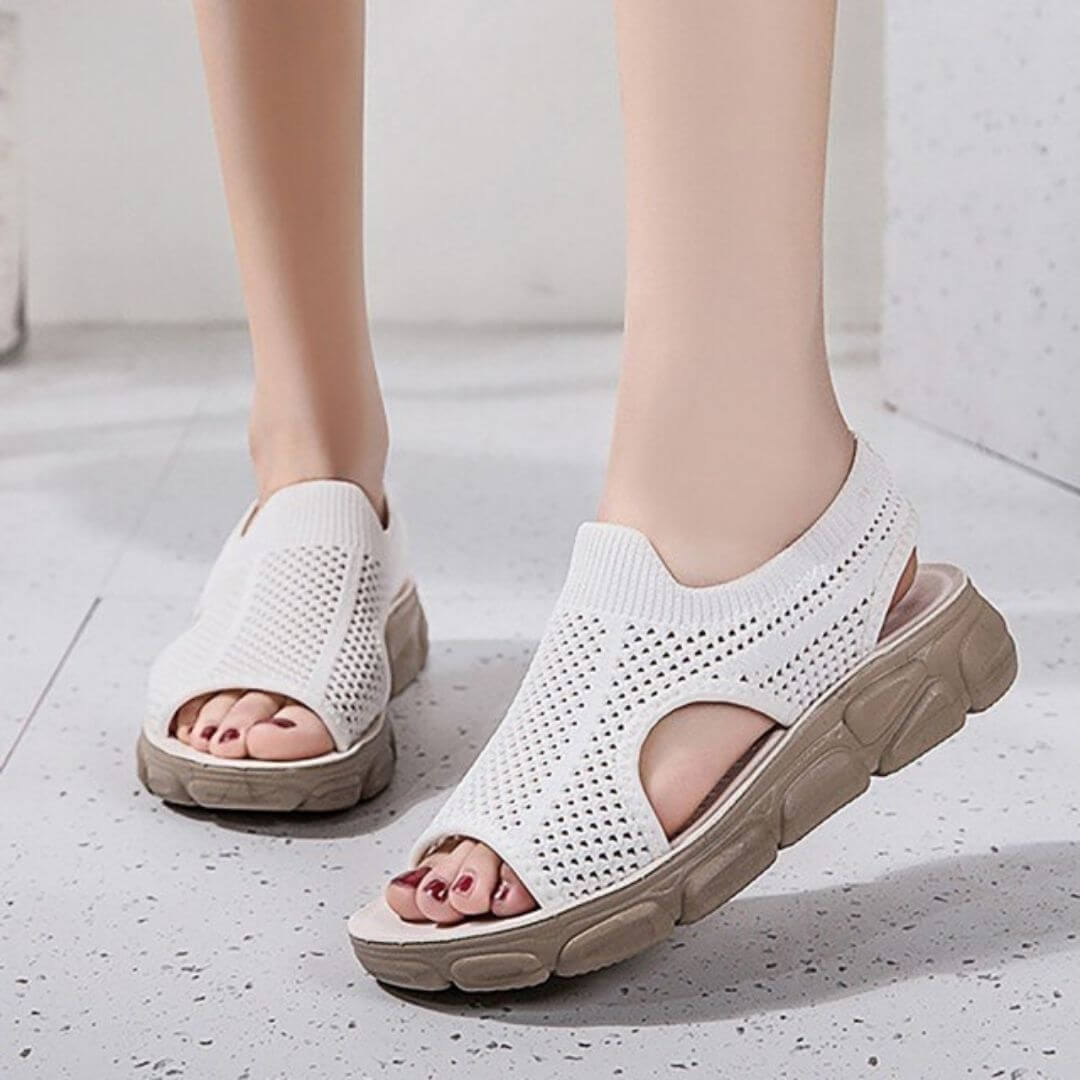Hollow-out Platform Orthopedic Sandals