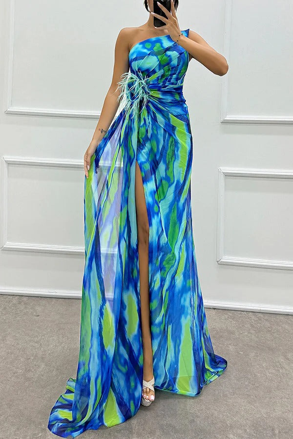 Noemi | Vibrant Maxi Dress Blue