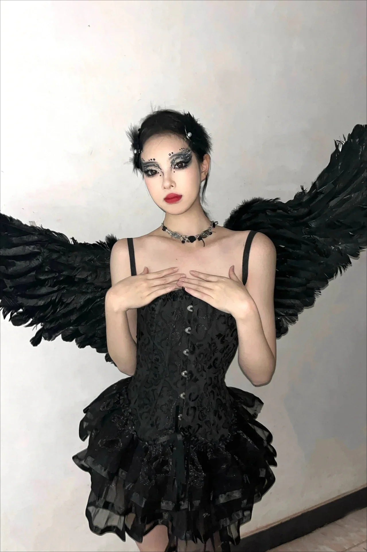 HalloweenSexy Kitty Corset Dress with Puffy Skirt