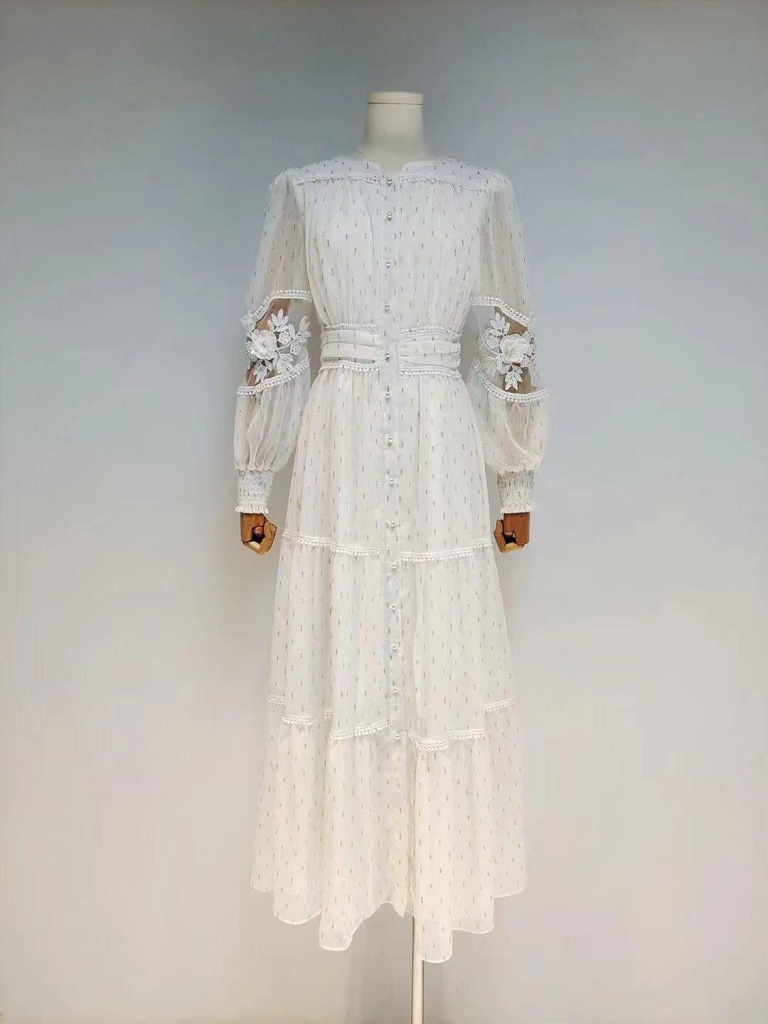 Deanna Chiffon Solid Maxi Dress