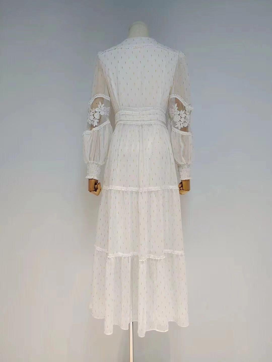 Deanna Chiffon Solid Maxi Dress