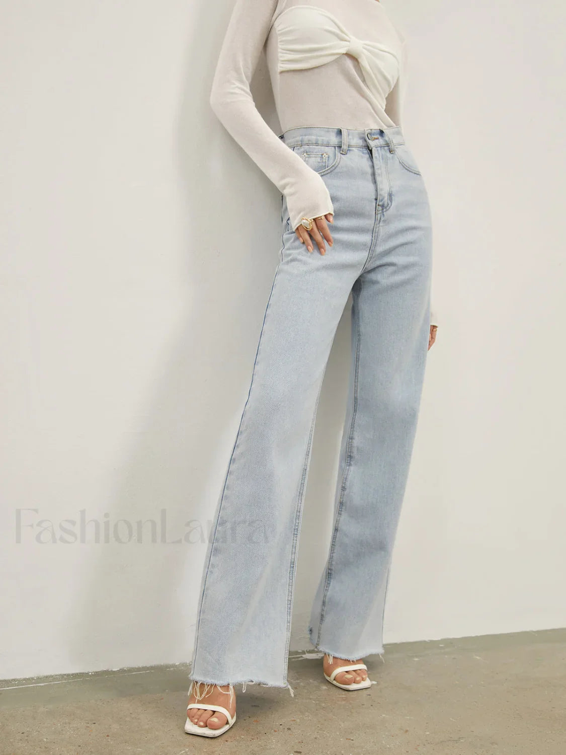Denim Straight Graceful Leg Jeans