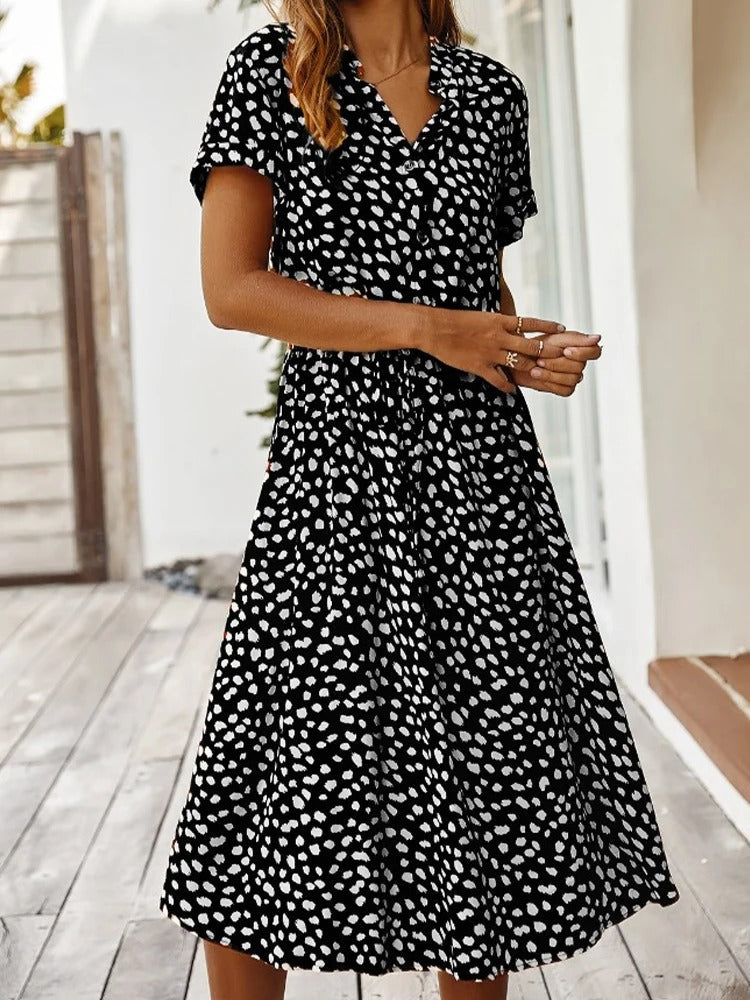 Ludmila Aesthetic Vintage Dress Chic Silhouette Collection