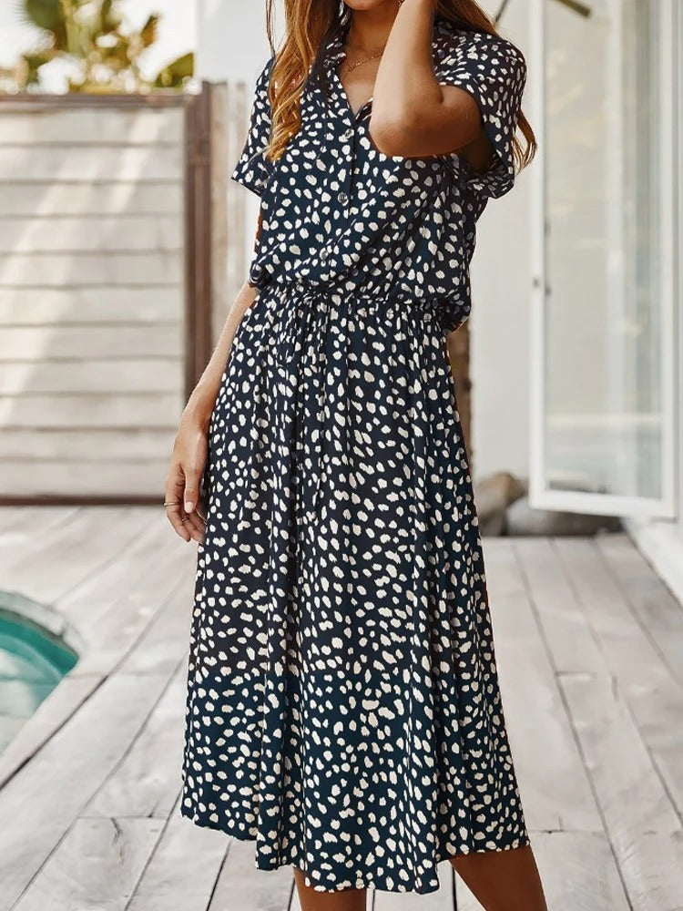 Ludmila Aesthetic Vintage Dress Chic Silhouette Collection