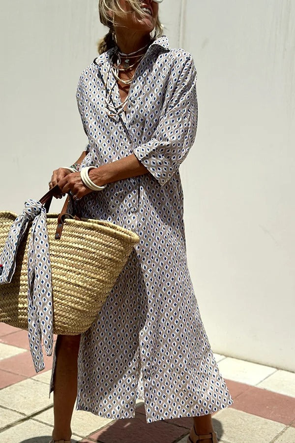 Abigail Minimalist Stylish Shirt Dress Evening Wear Edit