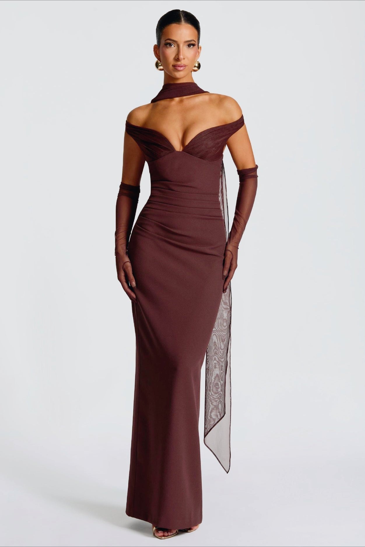 Stretch OffShoulder Bodycon Birthday Dress
