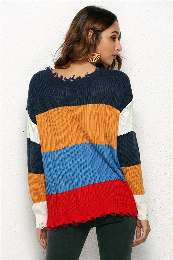 Distressed Versatile Sweater