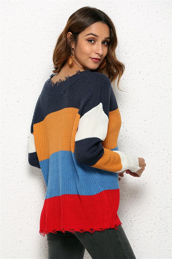 Distressed Versatile Sweater