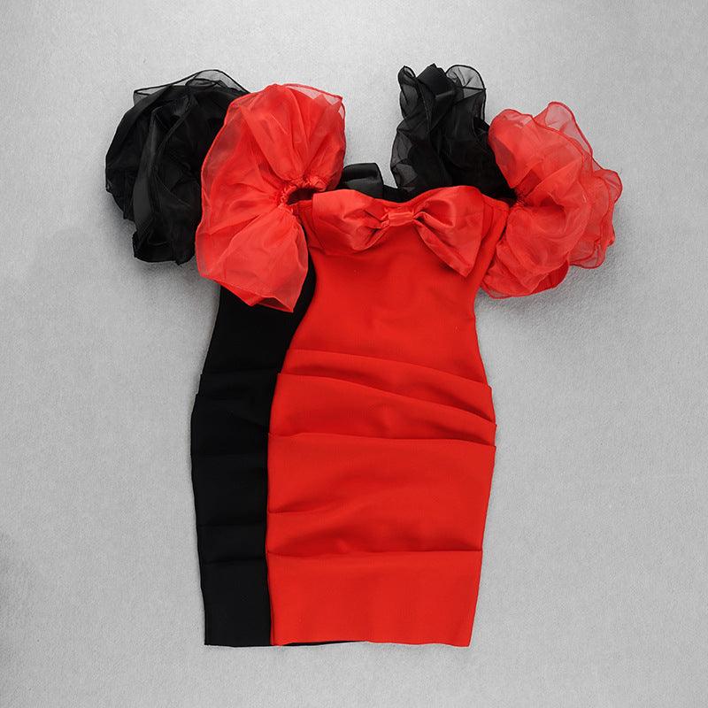 Dollye Off Shoulder Ruffle Dress