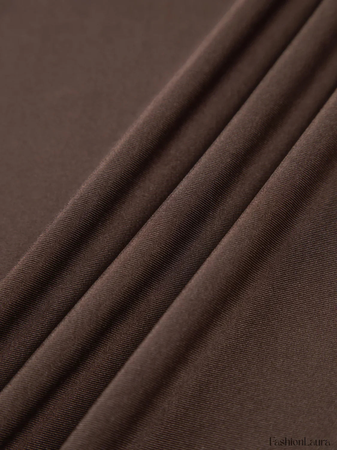 Draped Turtleneck Low Trendy Waist Twist Long Dress