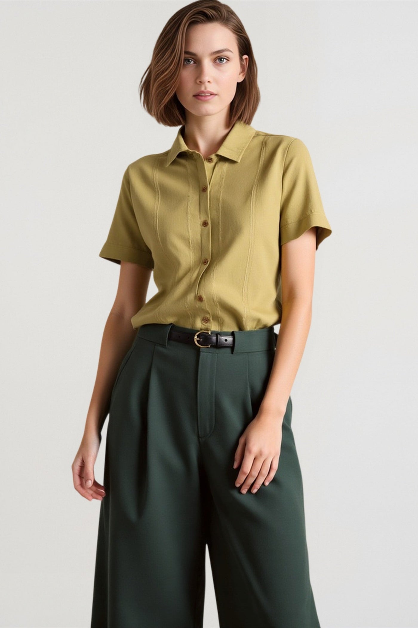 Vintage Linen Relaxed Blouse