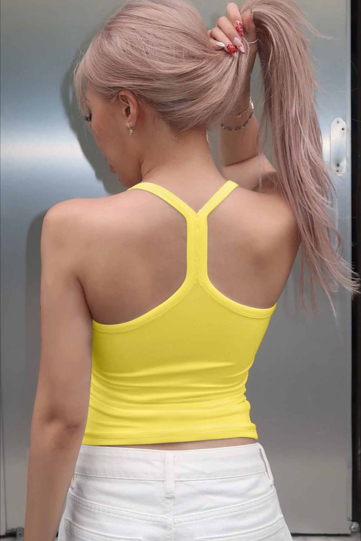 Racerback Halter Cami Top