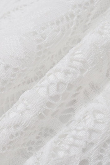 Elegant High Waist Bodycon Lace Dress - View 7