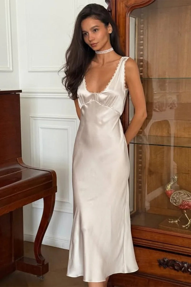 Sleeveless Edition Lace Bodycon Maxi Dress