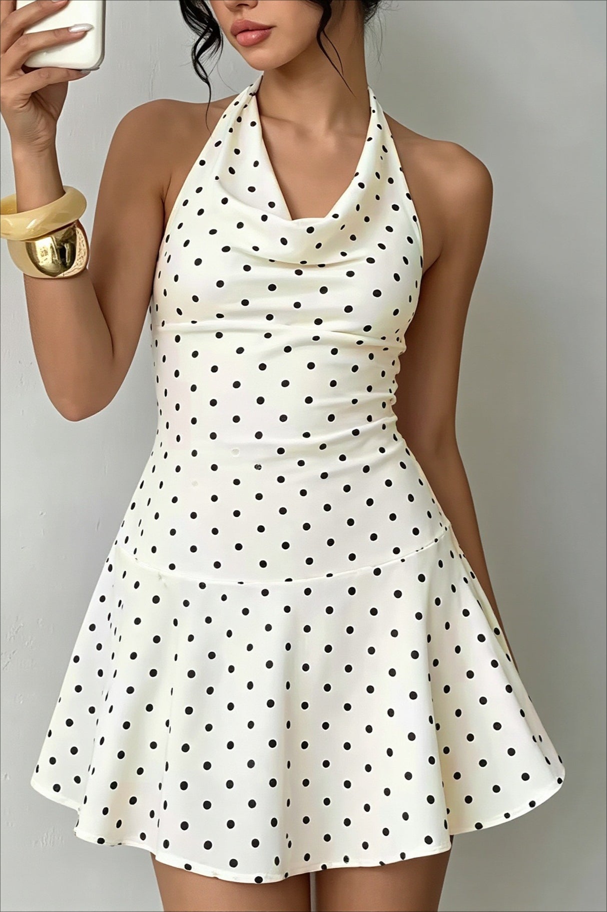 Halter-Neck Mini Dress