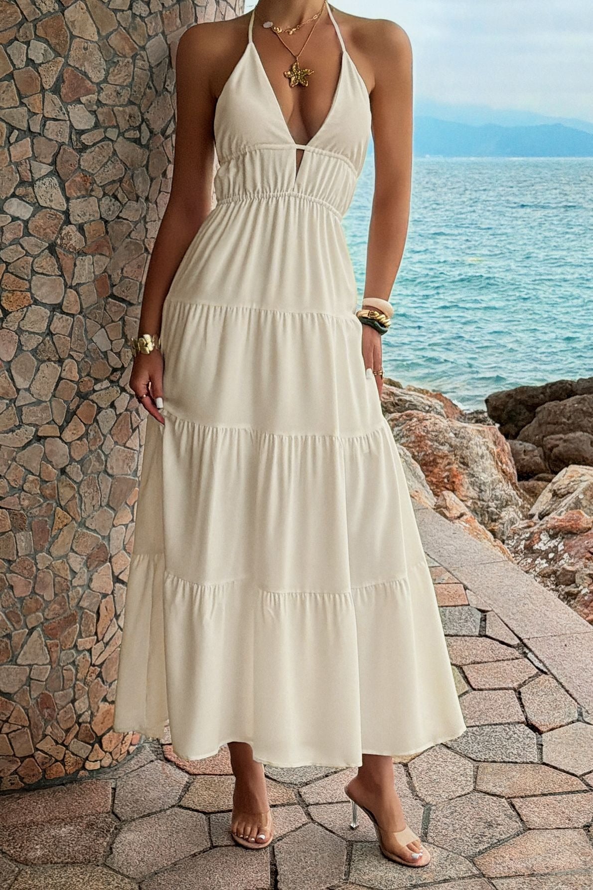 Halter-Neck Dress