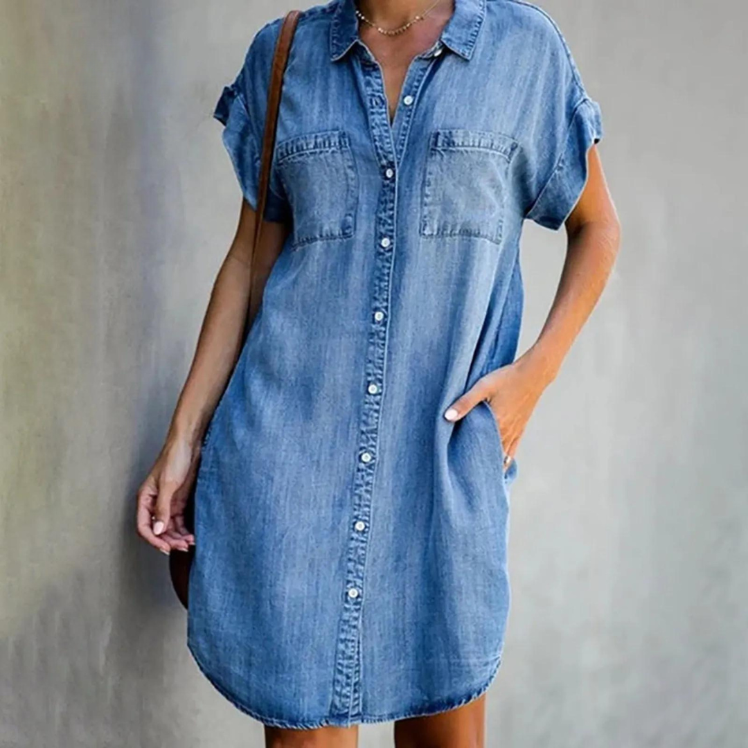 Maria José Tailored and Elegant Summer Dress for Women Stylish Outfit